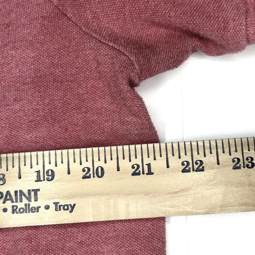 Polo Ralph Lauren Polo Shirt Large Men's Red Heather Classic Fit Short Sleeve
